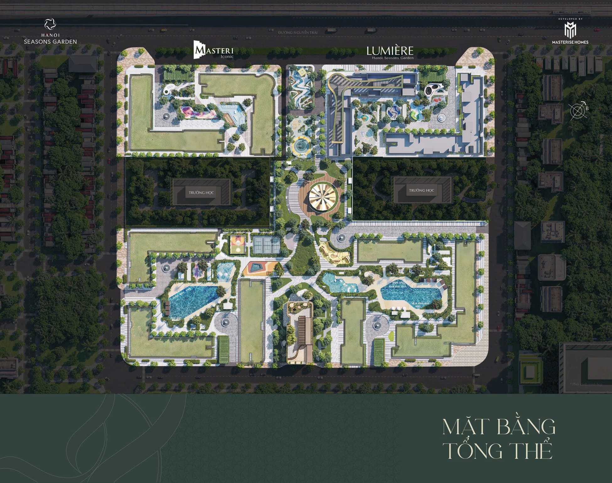 lumiere-ha-noi-seasons-garden-cao-xa-la (9) Mặt bằng tổng thể dự án Lumiere Hà Nội Seasons Garden Nguyễn Trãi